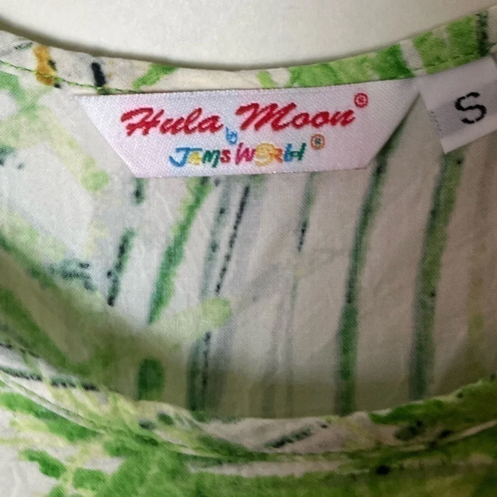 Hula Moon By Jams World Floral Leaf Dress S